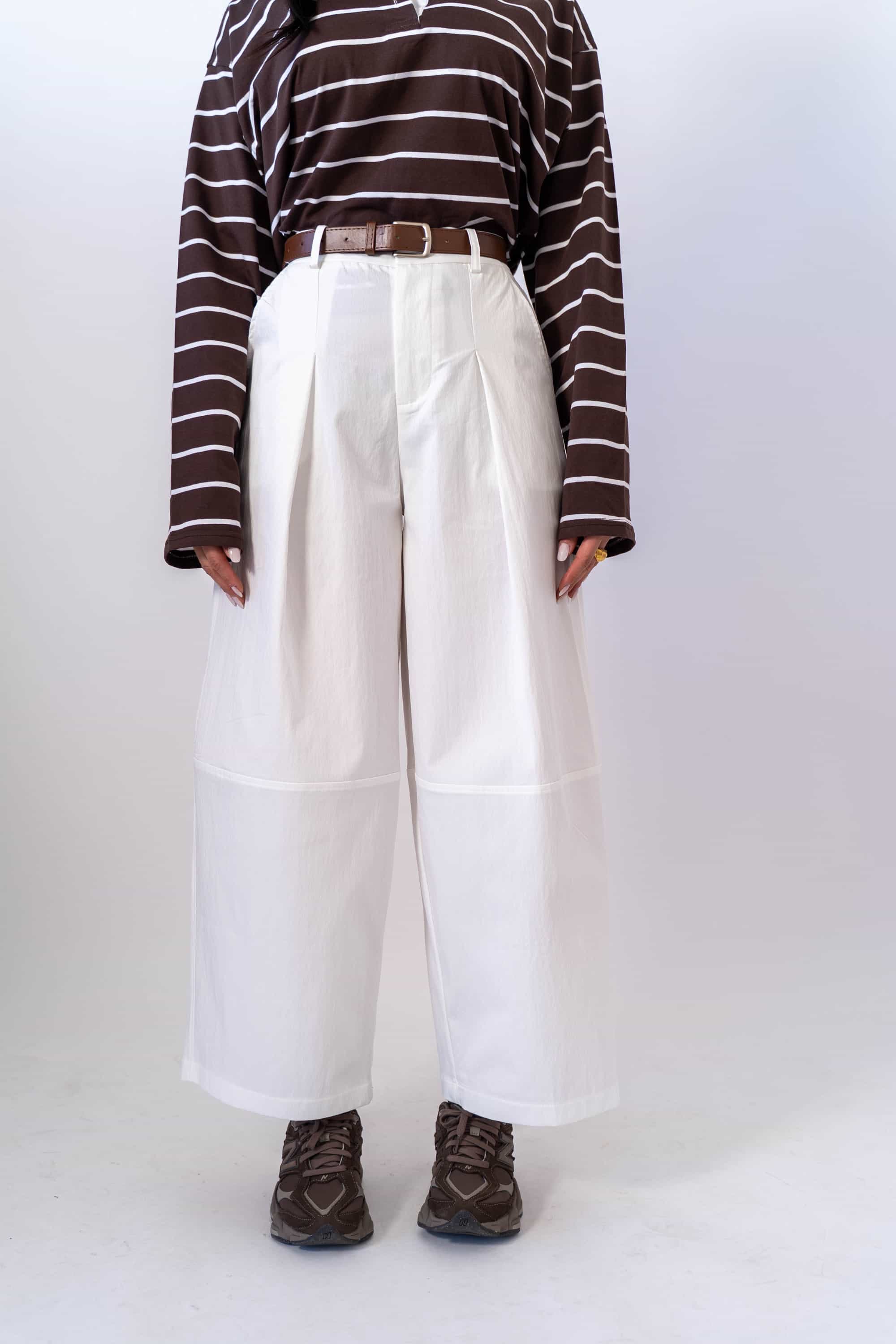 Pantalone Balloon White